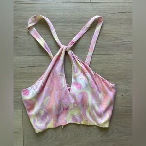 Zara Crisscrossed Cropped Tank